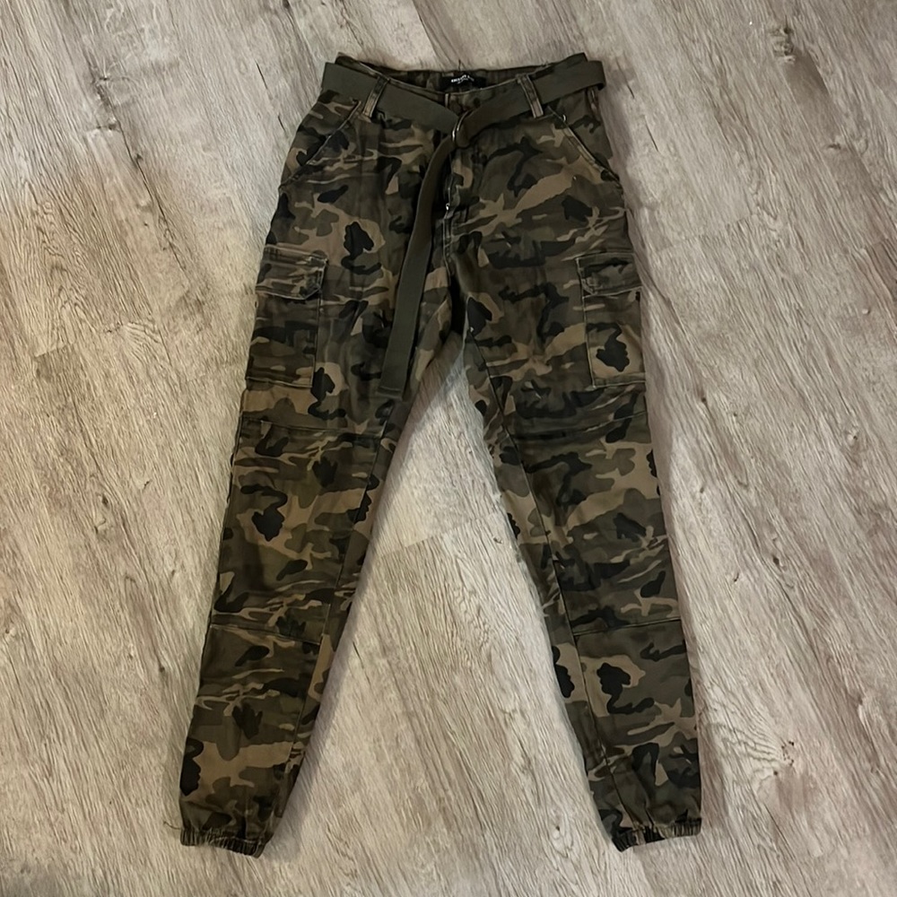 Akira Camo Cargo Pants